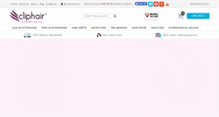 Desktop Screenshot of cliphair.co.uk